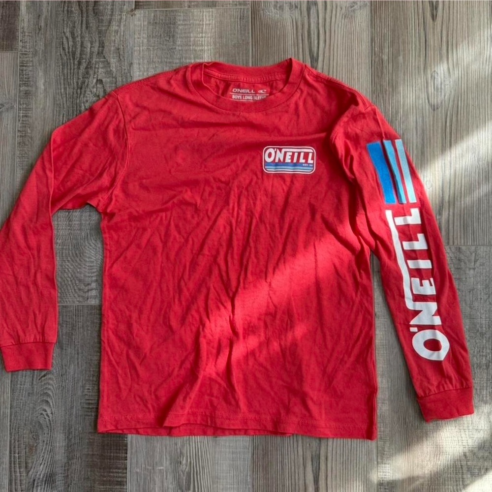 O'Neill Bold Red Graphic Long Sleeve Tee